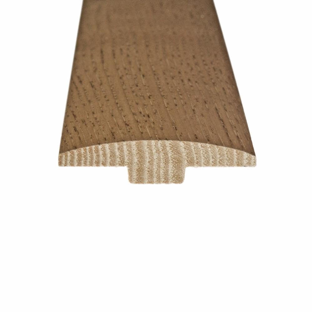 Flexco Mocha Tavern 0.46-in T x 2-in W x 78-in L Solid Wood Floor T-Moulding - Image 2