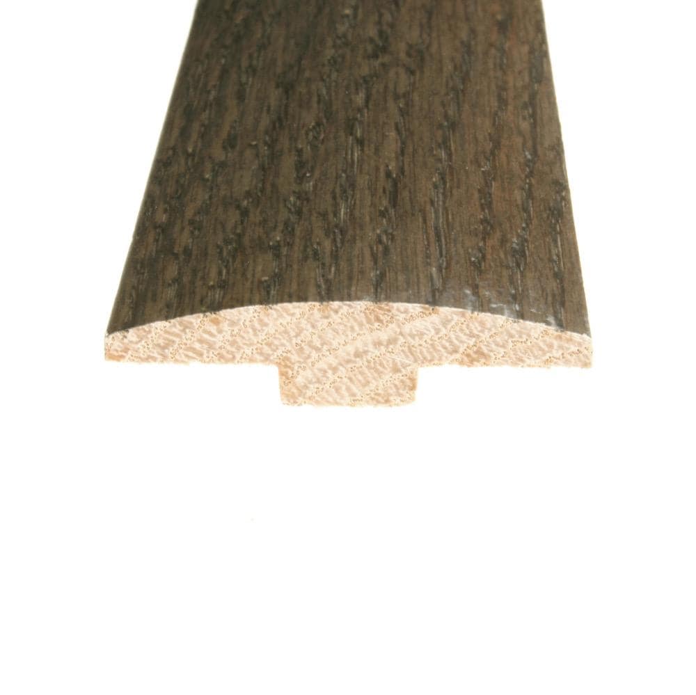 Flexco Silver 0.46-in T x 2-in W x 78-in L Solid Wood Floor T-moulding - Image 2