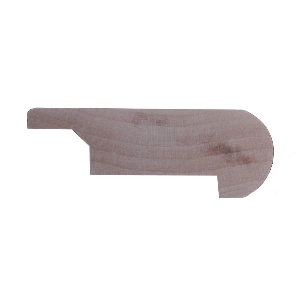 Flexco Solid Wood Stair Nose, 2.75-in W x 78-in L, Acadian Walnut Prefinished Walnut Stair Nosing - Image 2
