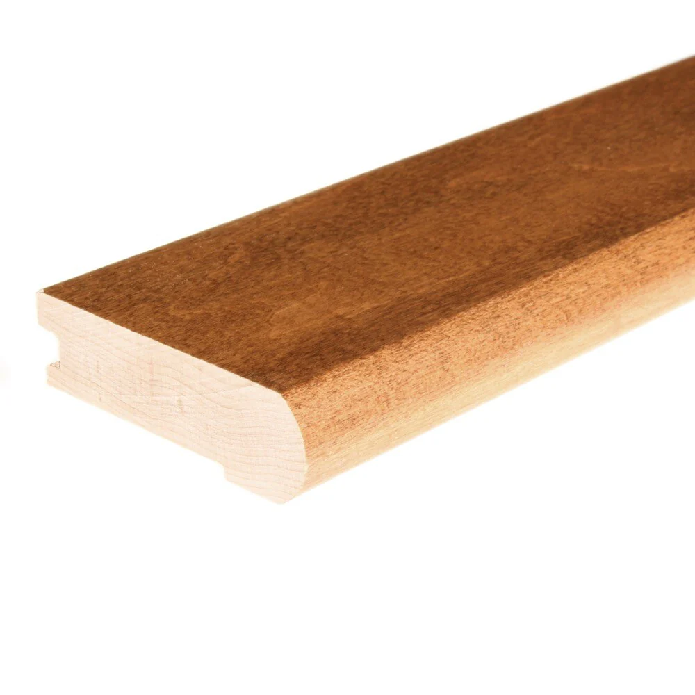Flexco Solid Wood Stair Nose, 2.75-in W x 78-in L, Harvest Prefinished Maple Stair Nosing