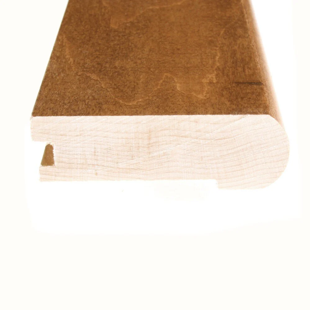 Flexco Solid Wood Stair Nose, 2.75-in W x 78-in L, Harvest Prefinished Maple Stair Nosing - Image 2