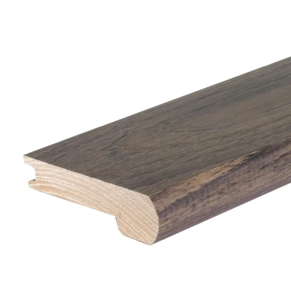 Flexco Solid Wood Stair Nose, 2.75-in W x 78-in L, Hickory Columbus Prefinished Stair Nosing
