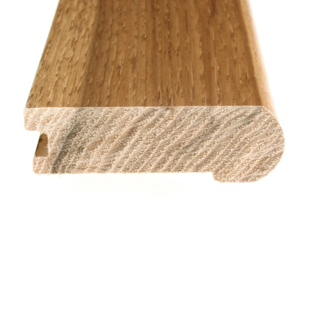 Flexco Solid Wood Stair Nose, 2.75-in W x 78-in L, Honey Grain Prefinished Hickory - Image 3