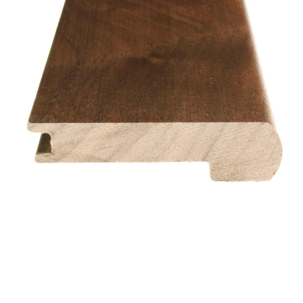 Flexco Solid Wood Stair Nose, 2.75-in W x 78-in L, Java Prefinished Walnut Stair Nosing - Image 2