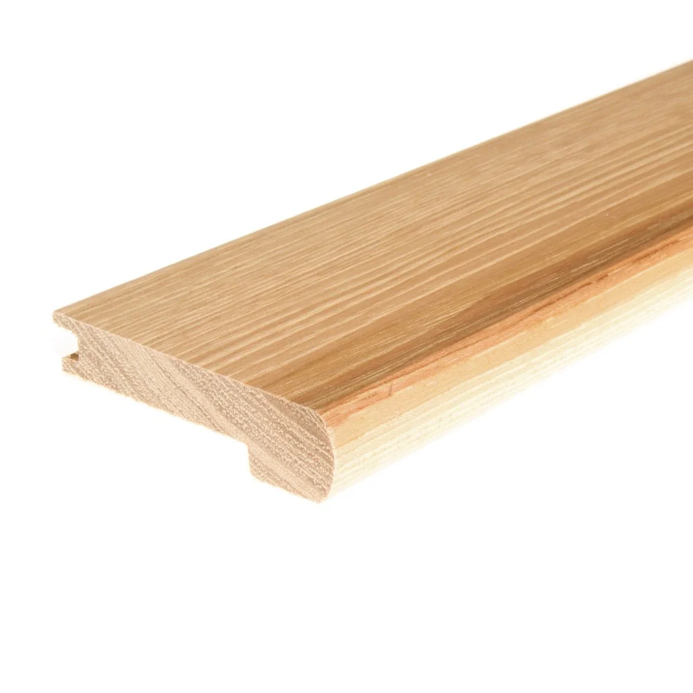 Flexco Solid Wood Stair Nose 2.75-in x 78-in Autumn Prefinished Hickory Stair Nosing