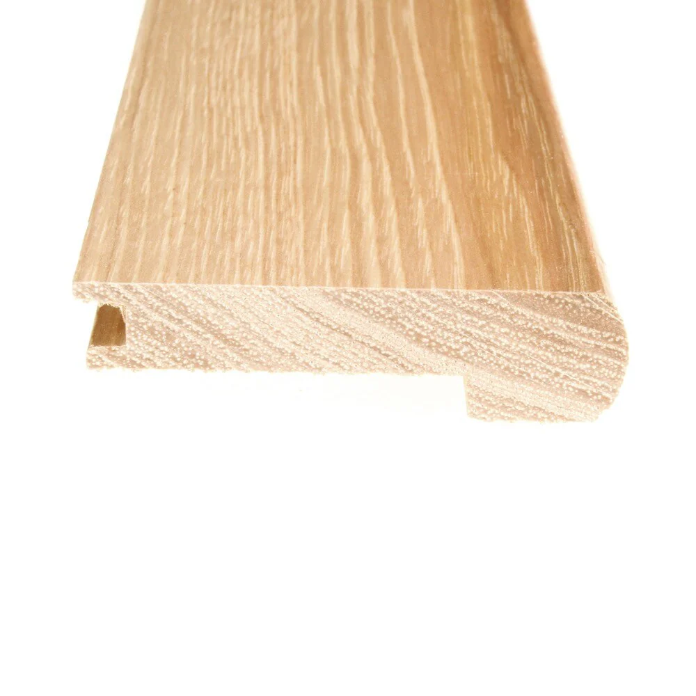 Flexco Solid Wood Stair Nose 2.75-in x 78-in Autumn Prefinished Hickory Stair Nosing - Image 3