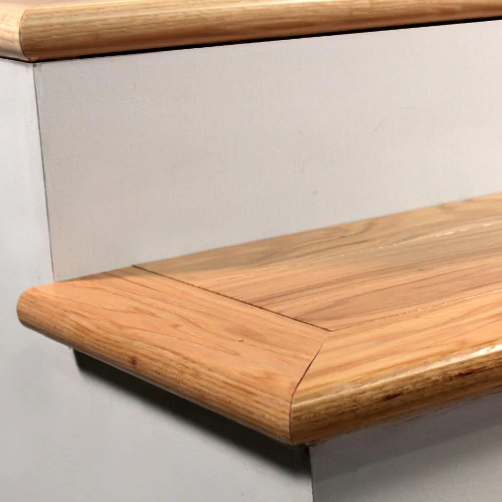 Flexco Solid Wood Stair Nose 2.75-in x 78-in Autumn Prefinished Hickory Stair Nosing - Image 6