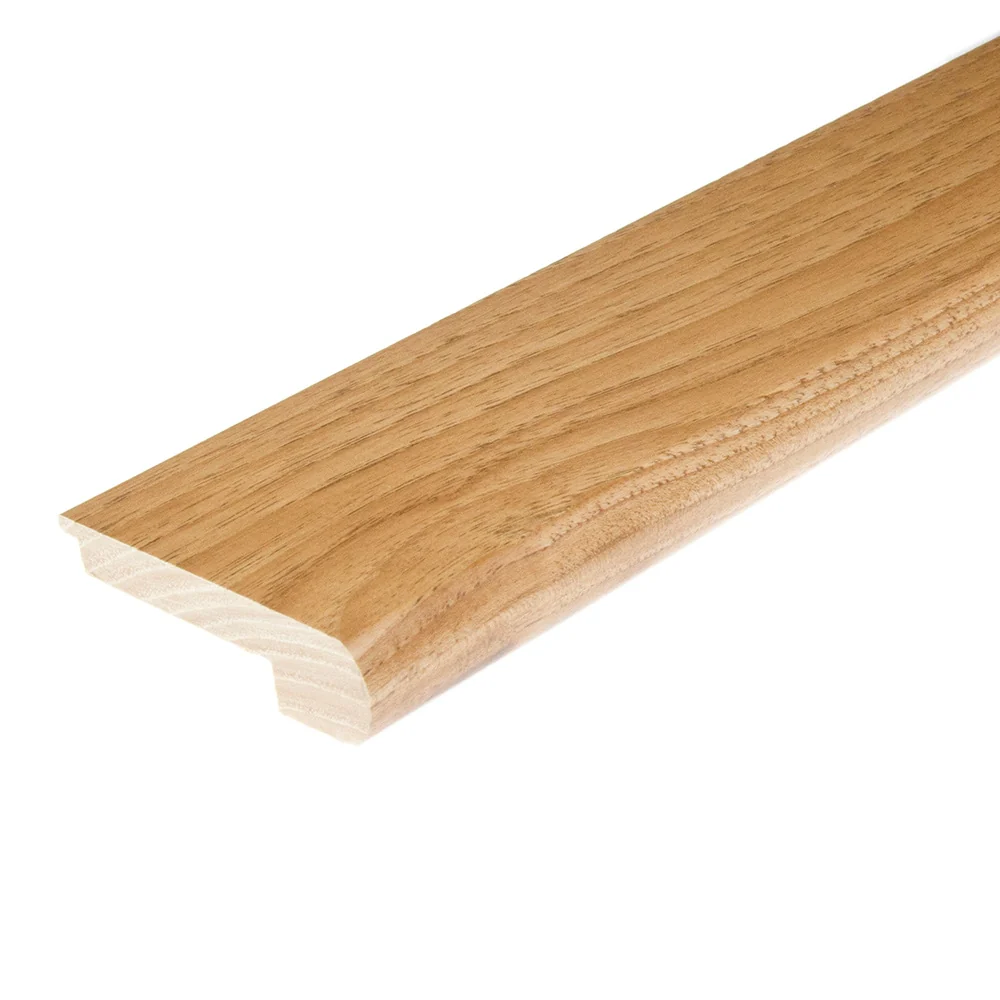Flexco Solid Wood Stair Nose 2.75-in x 78-in Autumn Prefinished Hickory Stair Nosing
