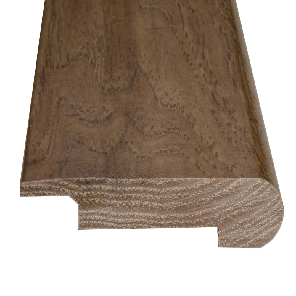 Flexco Solid Wood Stair Nose 2.75-in x 78-in Avondale Prefinished Hickory Stair Nosing - Image 3