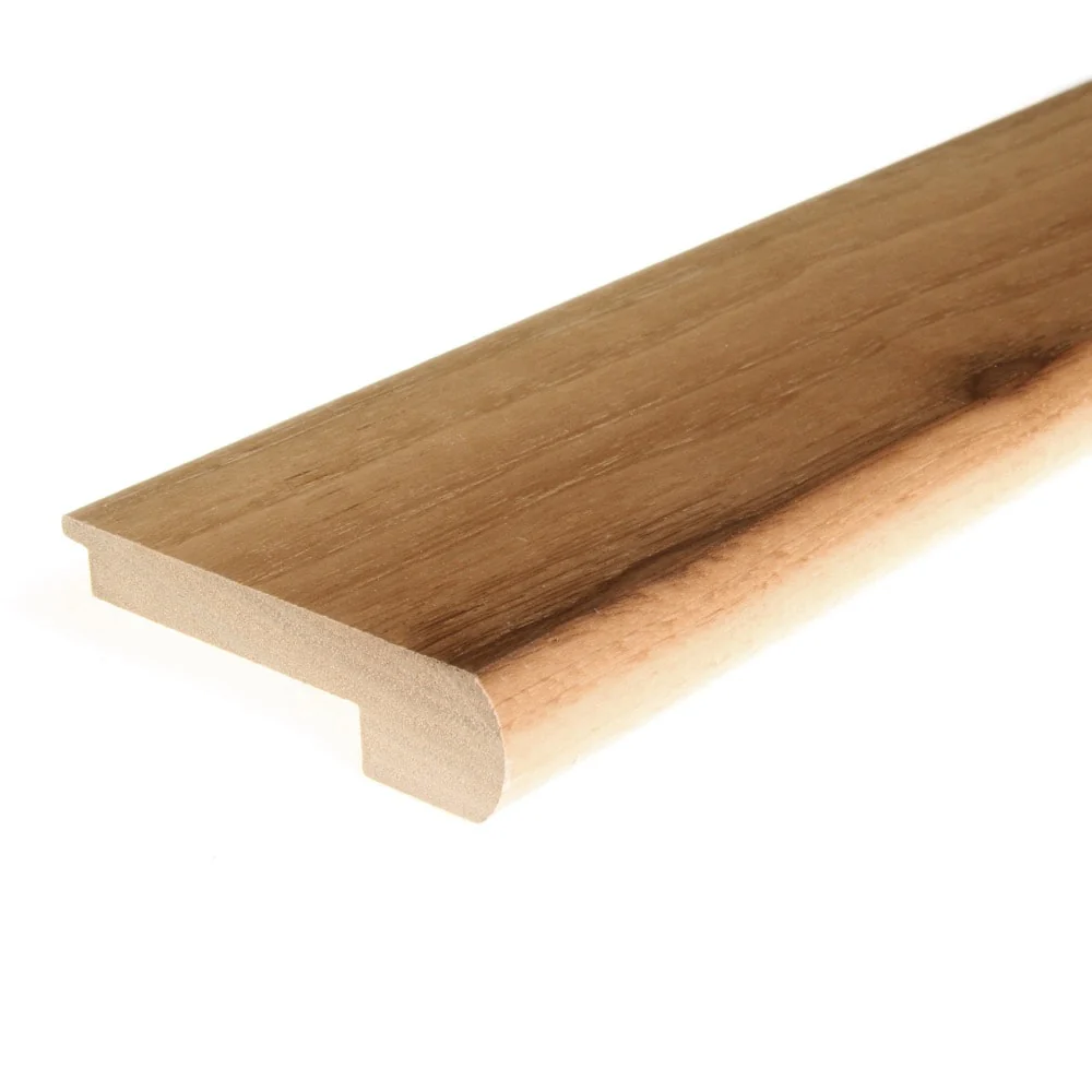 Flexco Solid Wood Stair Nose 2.75-in x 78-in – Briarcliff Prefinished Walnut Stair Nosing