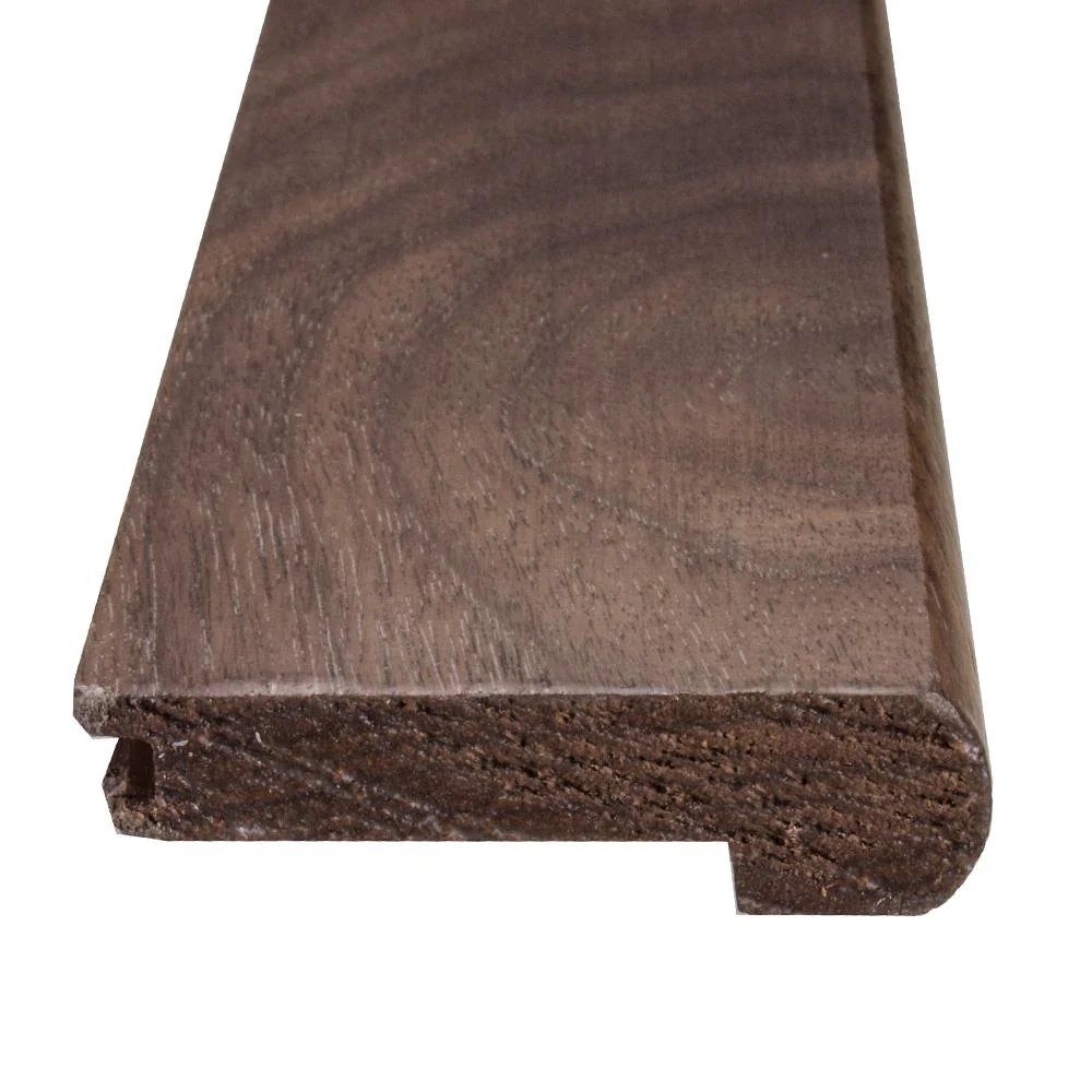 Flexco Solid Wood Stair Nose 2.75-in x 78-in – Briarcliff Prefinished Walnut Stair Nosing - Image 4