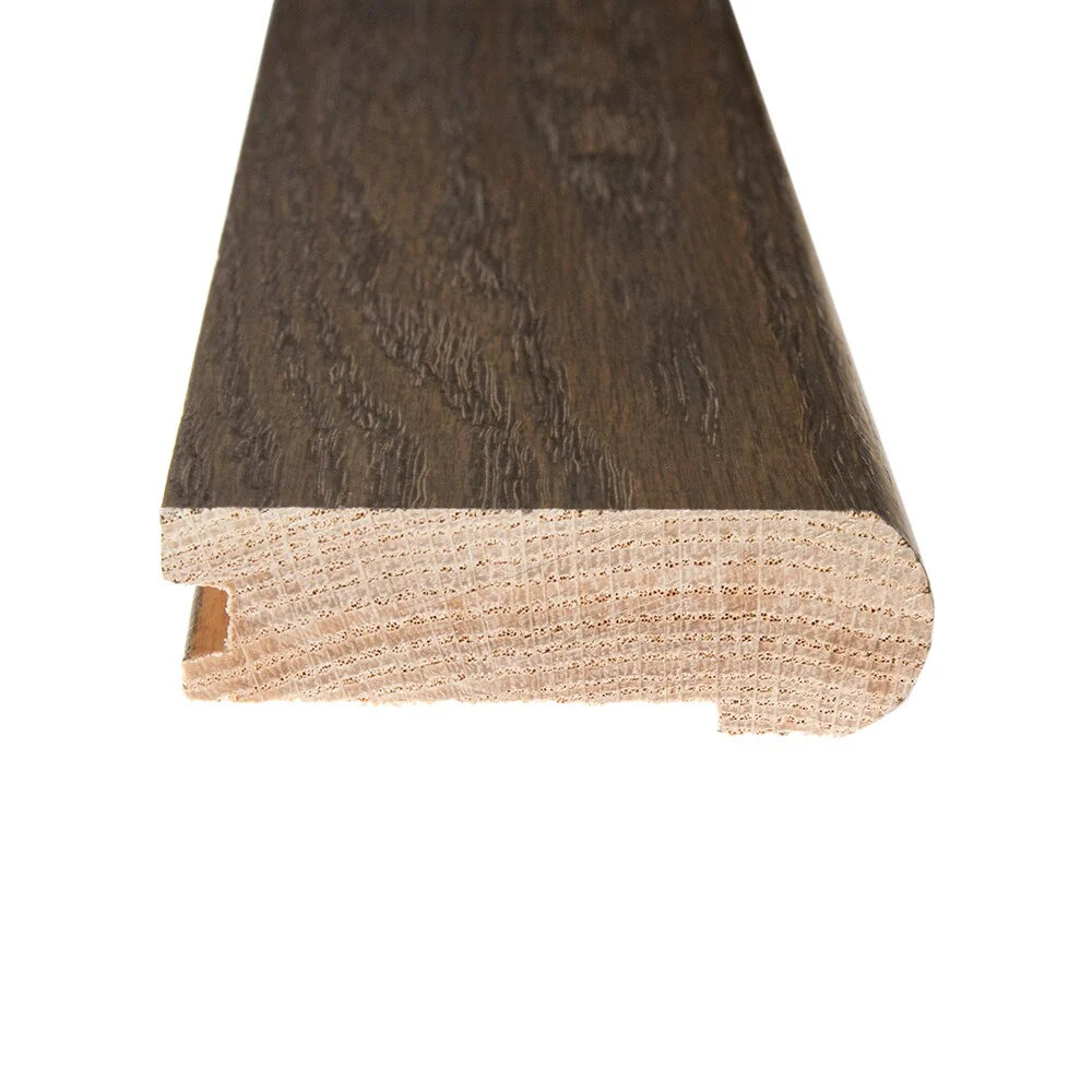 Flexco Solid Wood Stair Nose 2.75-in x 78-in Evening Prefinished Oak Stair Nosing - Image 3
