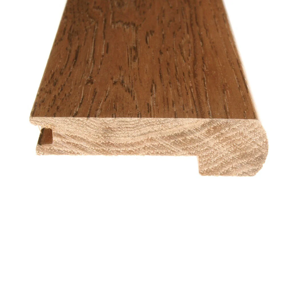 Flexco Solid Wood Stair Nose 2.75-in x 78-in, Falls River Prefinished Hickory Stair Nosing - Image 3