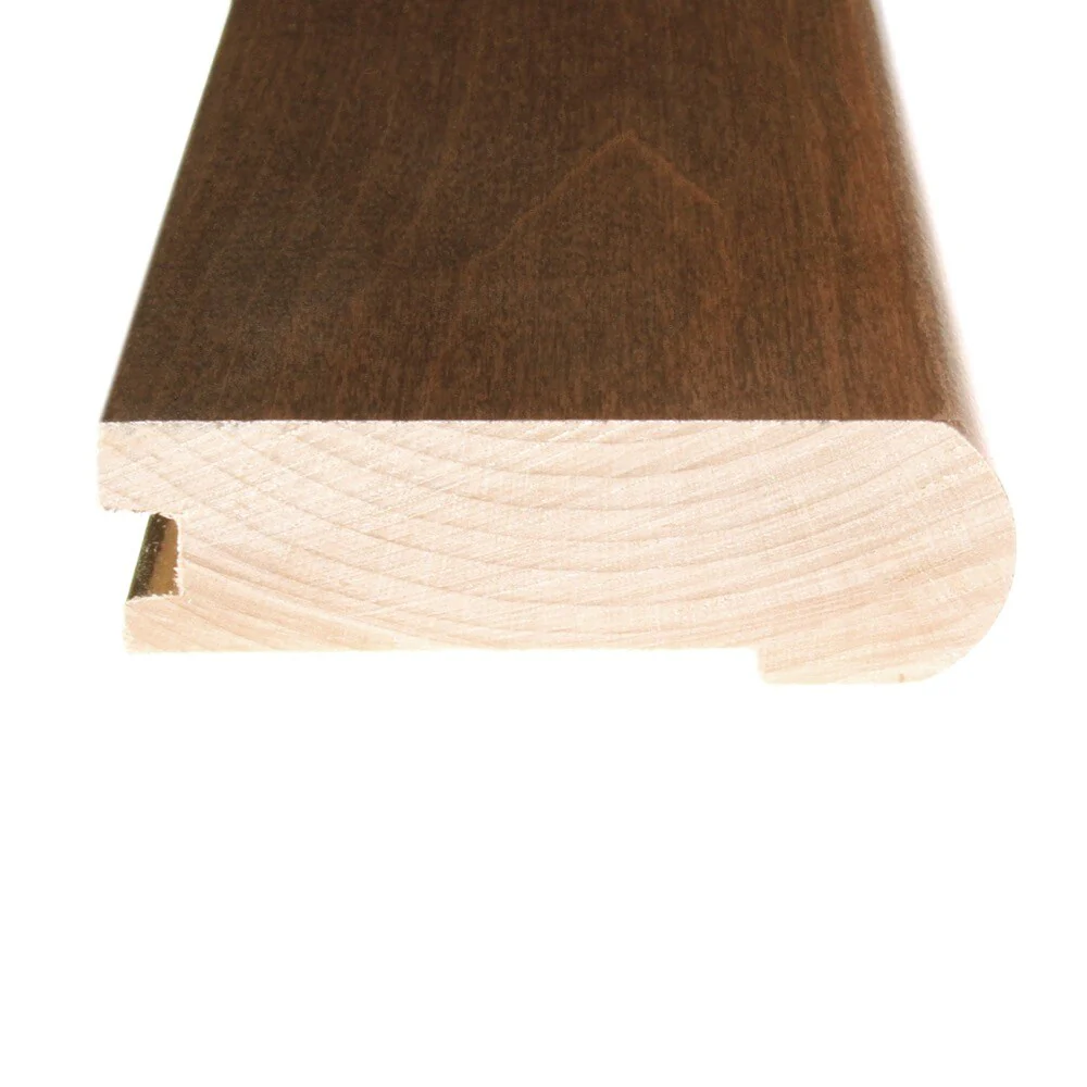 Flexco Solid Wood Stair Nose 2.75-in x 78-in French Press Prefinished Maple Stair Nosing - Image 2