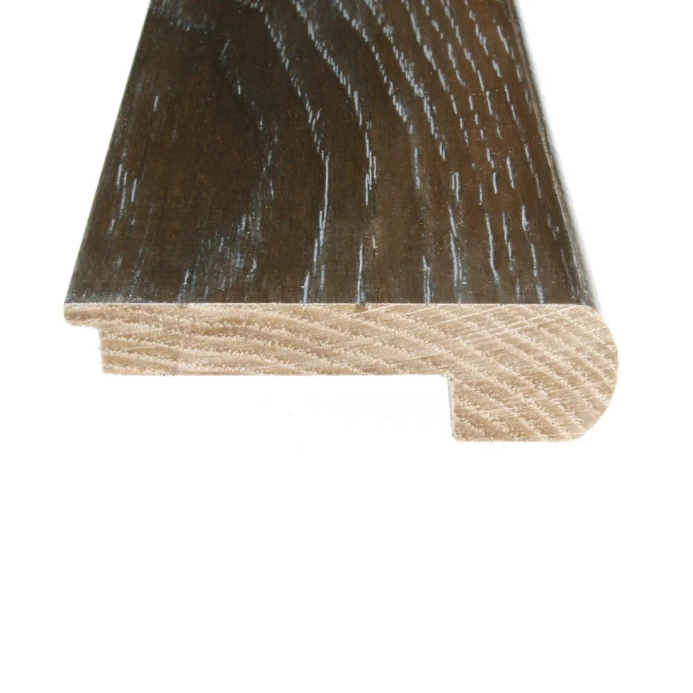 Flexco Solid Wood Stair Nose 2.75-in x 78-in Iron Grove Prefinished Hickory Stair Nosing - Image 2