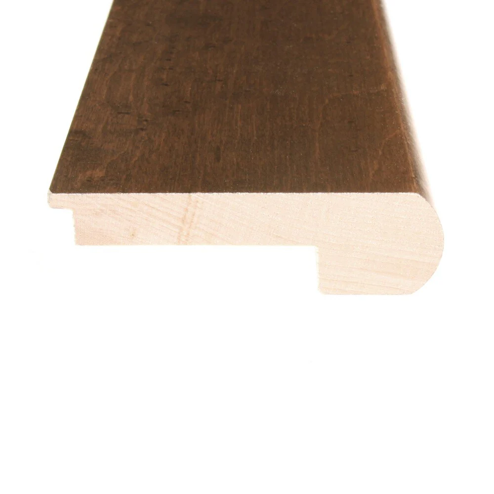 Flexco Solid Wood Stair Nose 2.75-in x 78-in Java Prefinished Maple Stair Nosing - Image 3
