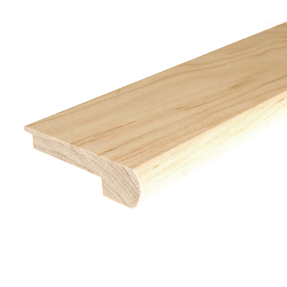 Flexco Solid Wood Stair Nose 2.75-in x 78-in Natural Prefinished Maple Stair Nosing
