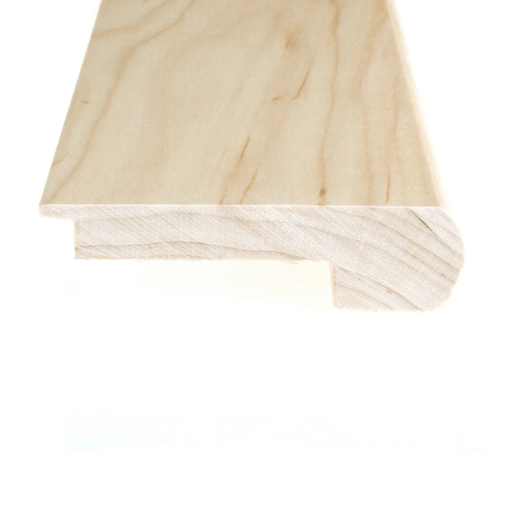 Flexco Solid Wood Stair Nose 2.75-in x 78-in Natural Prefinished Maple Stair Nosing - Image 2