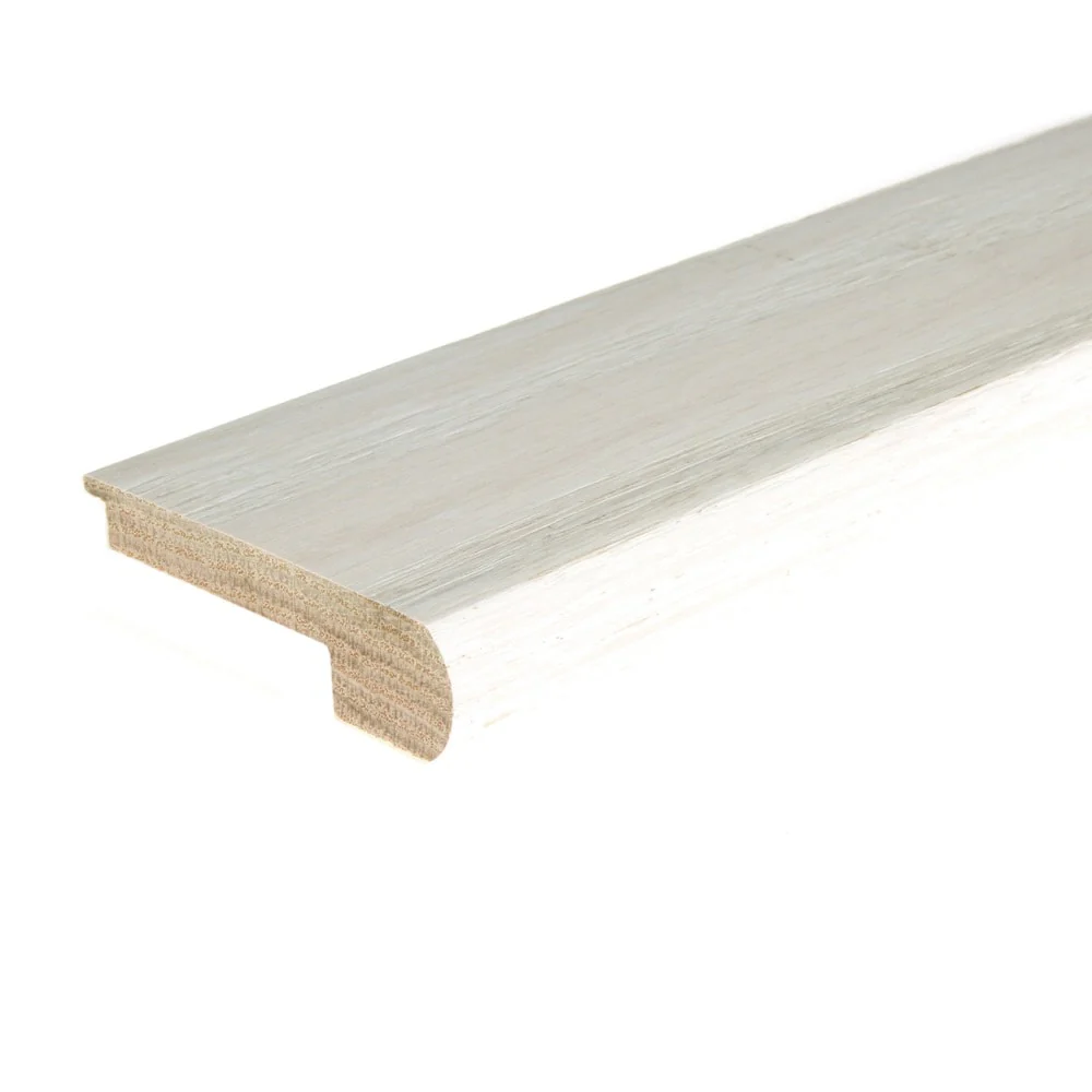 Flexco Solid Wood Stair Nose 2.75-in x 78-in Outerbanks Prefinished Oak Stair Nosing