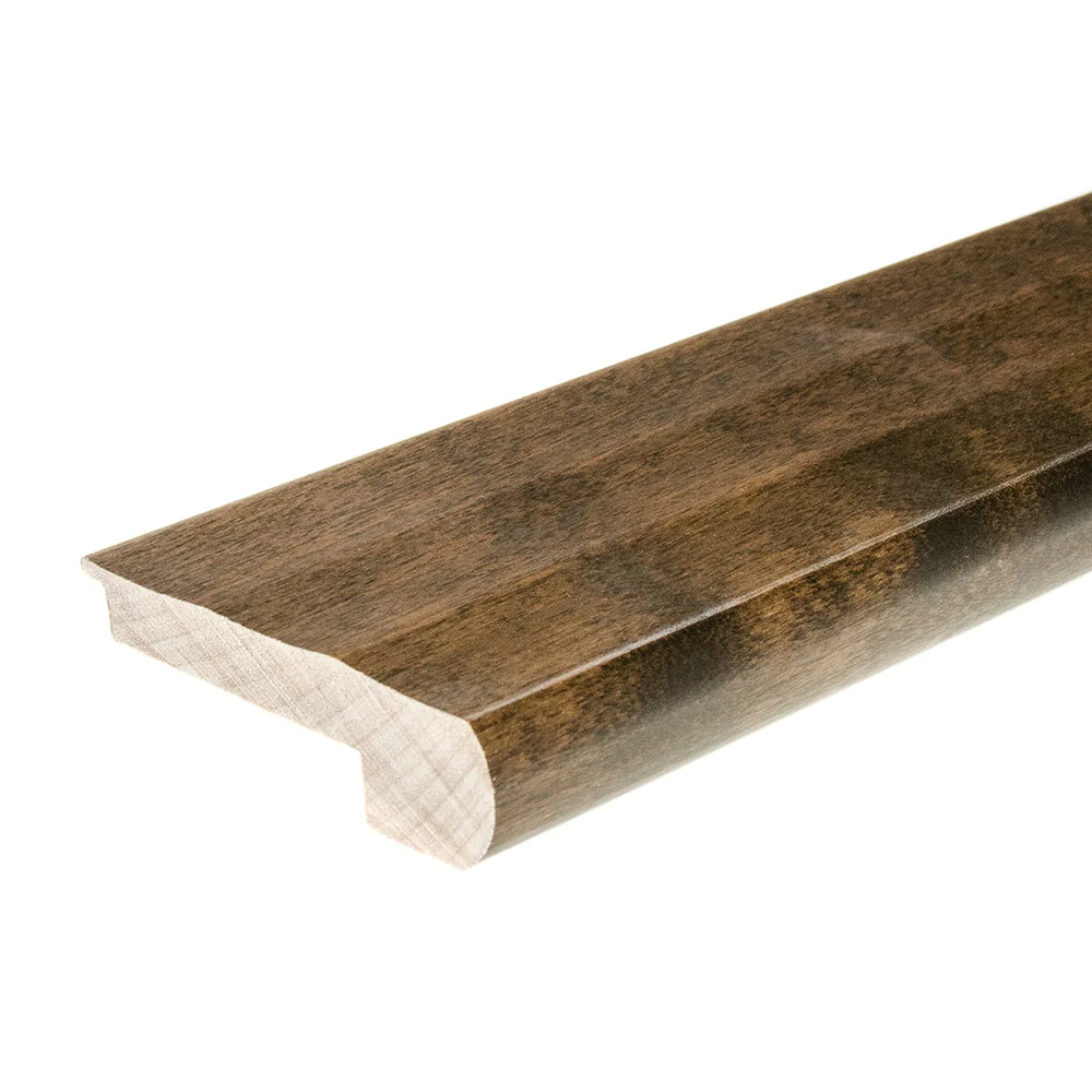 Flexco Solid Wood Stair Nose 2.75-in x 78-in Rustic Prefinished Birch Stair Nosing