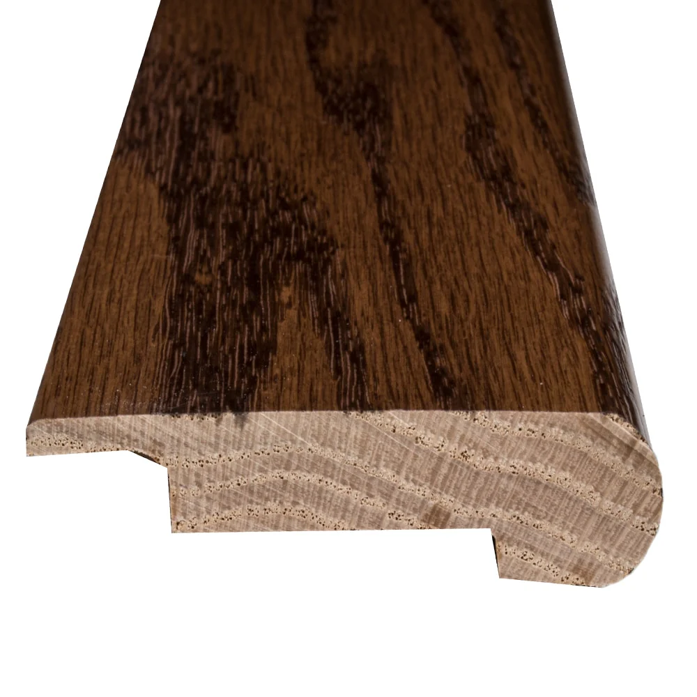 Flexco Solid Wood Stair Nose 2.75-in x 78-in Tapenade Prefinished Red Oak Stair Nosing - Image 3