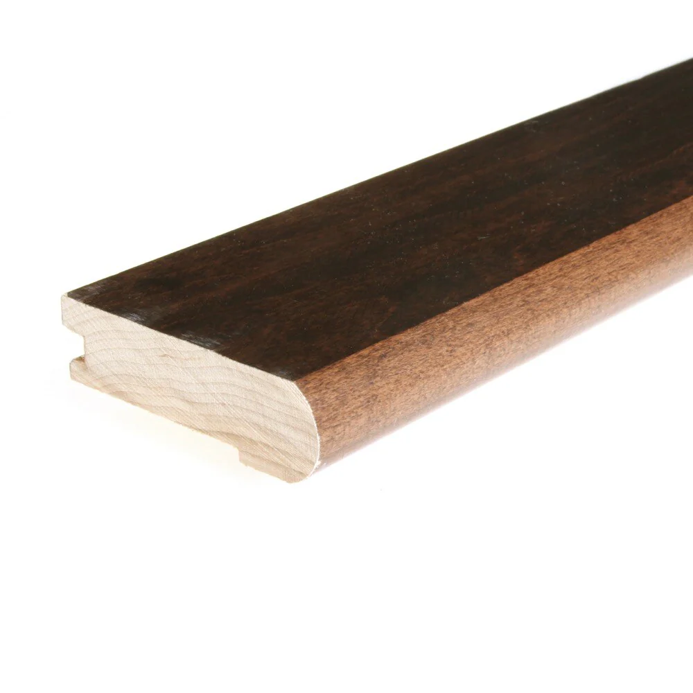 Flexco Solid Wood Stair Nose 2.75-in x 78-in Truffle Prefinished Maple Stair Nosing
