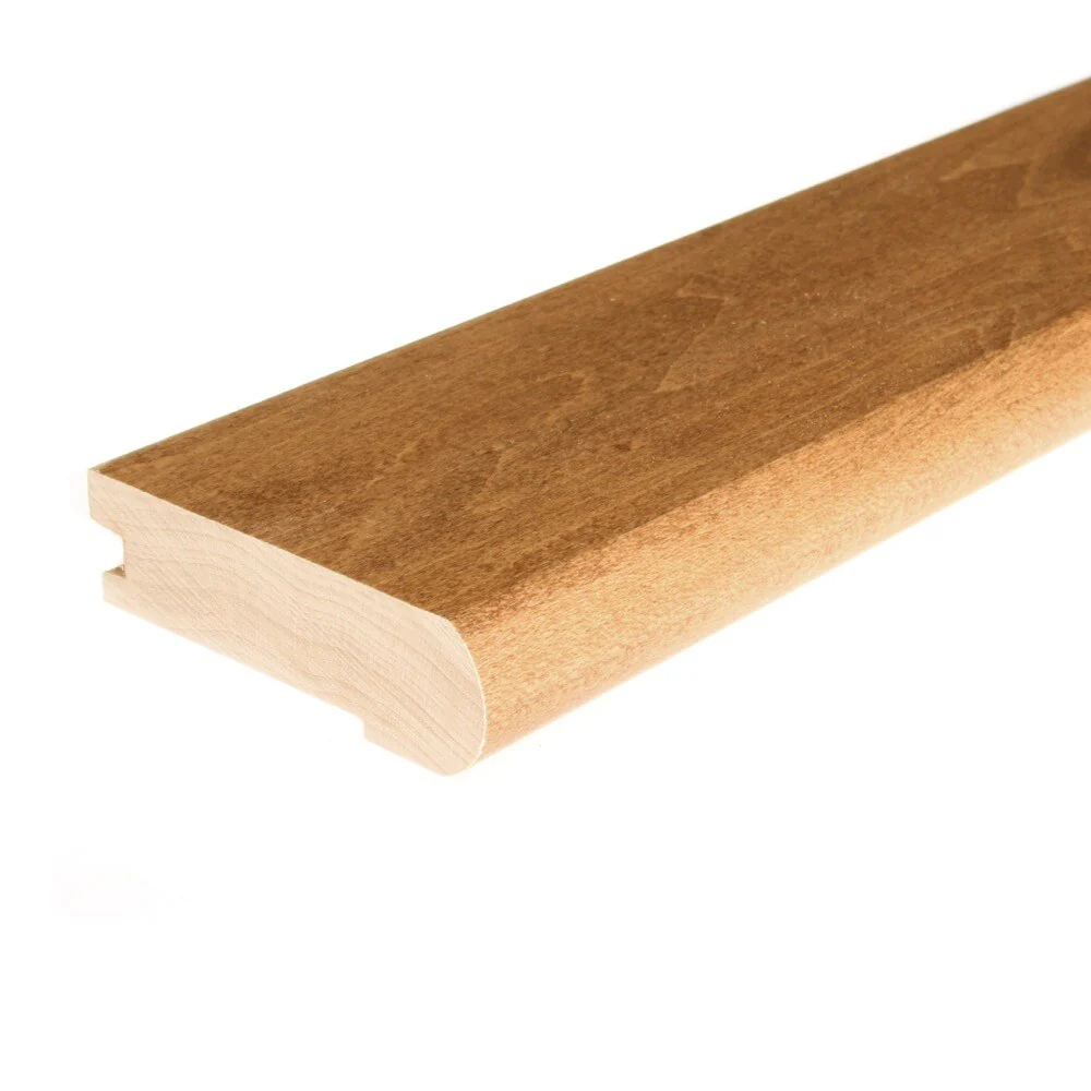 Flexco Solid Wood Stair Nose 2.75-in x 78-in Vanilla Prefinished Maple Stair Nosing