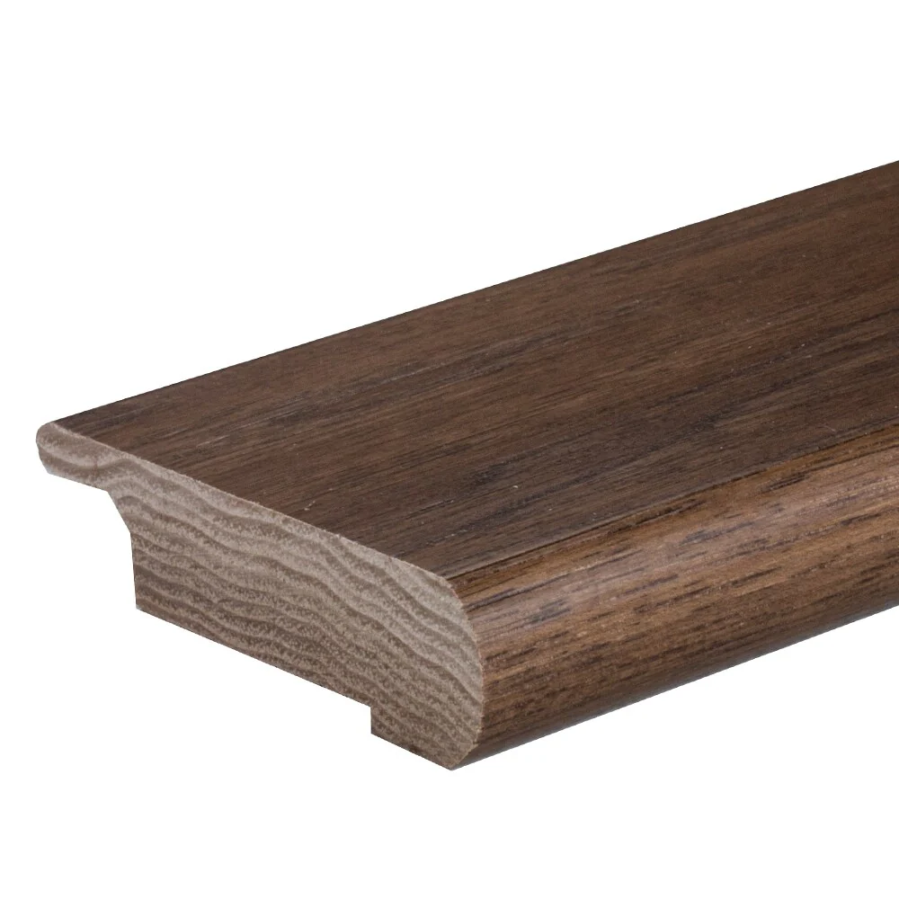 Flexco Solid Wood Stair Nose, Phoenix Prefinished Hickory, 2.75-in W x 78-in L