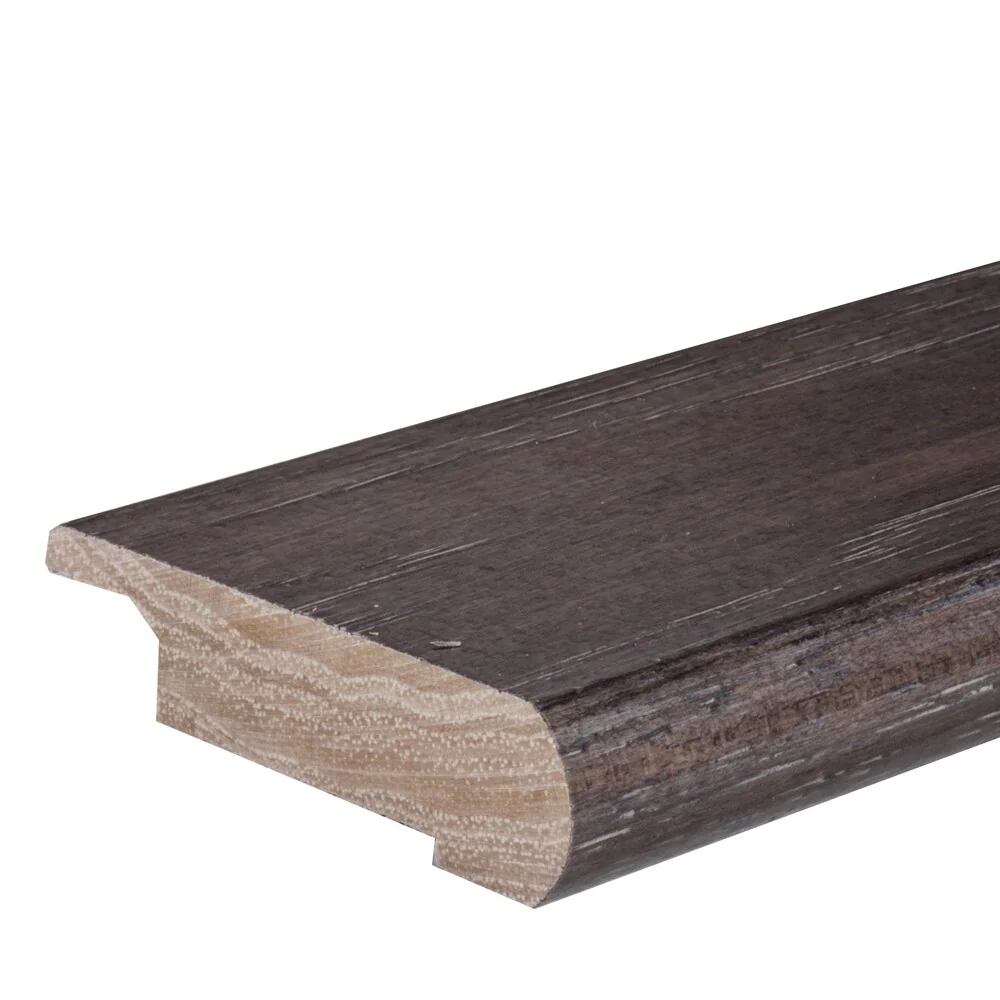 Flexco Solid Wood Stair Nose, Smokeyfield Prefinished Hickory – 2.75-in W x 78-in L