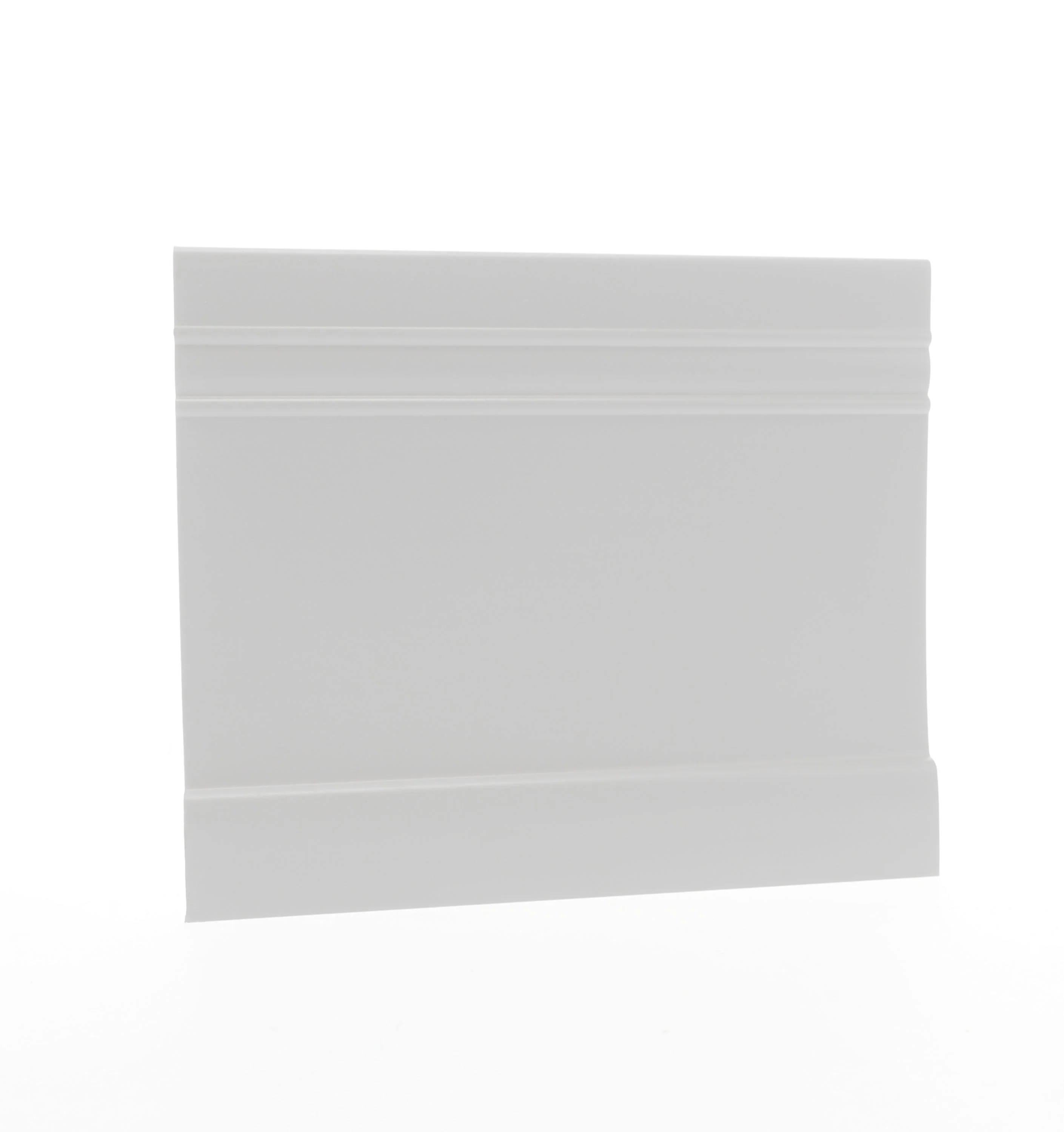 Flexco True White 5.25-in x 96-in Vinyl Wall Base (Thermoplastic Rubber-Vinyl Blend)