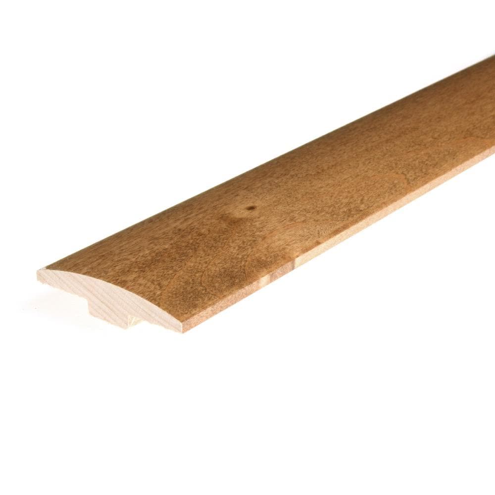 Flexco Vanilla 0.46-in T x 2-in W x 78-in L Solid Wood Floor T-moulding