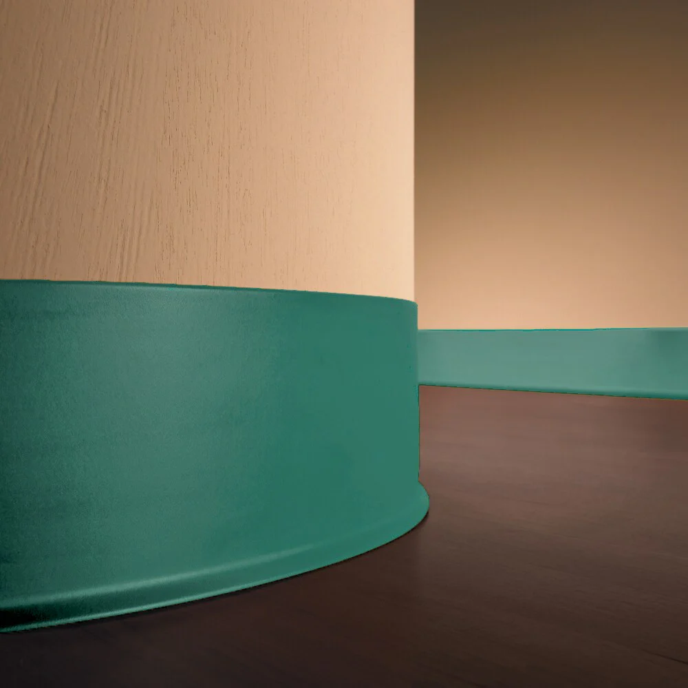 Flexco Vizcaya Palm 4-in x 48-in Vinyl Wall Base - Image 2