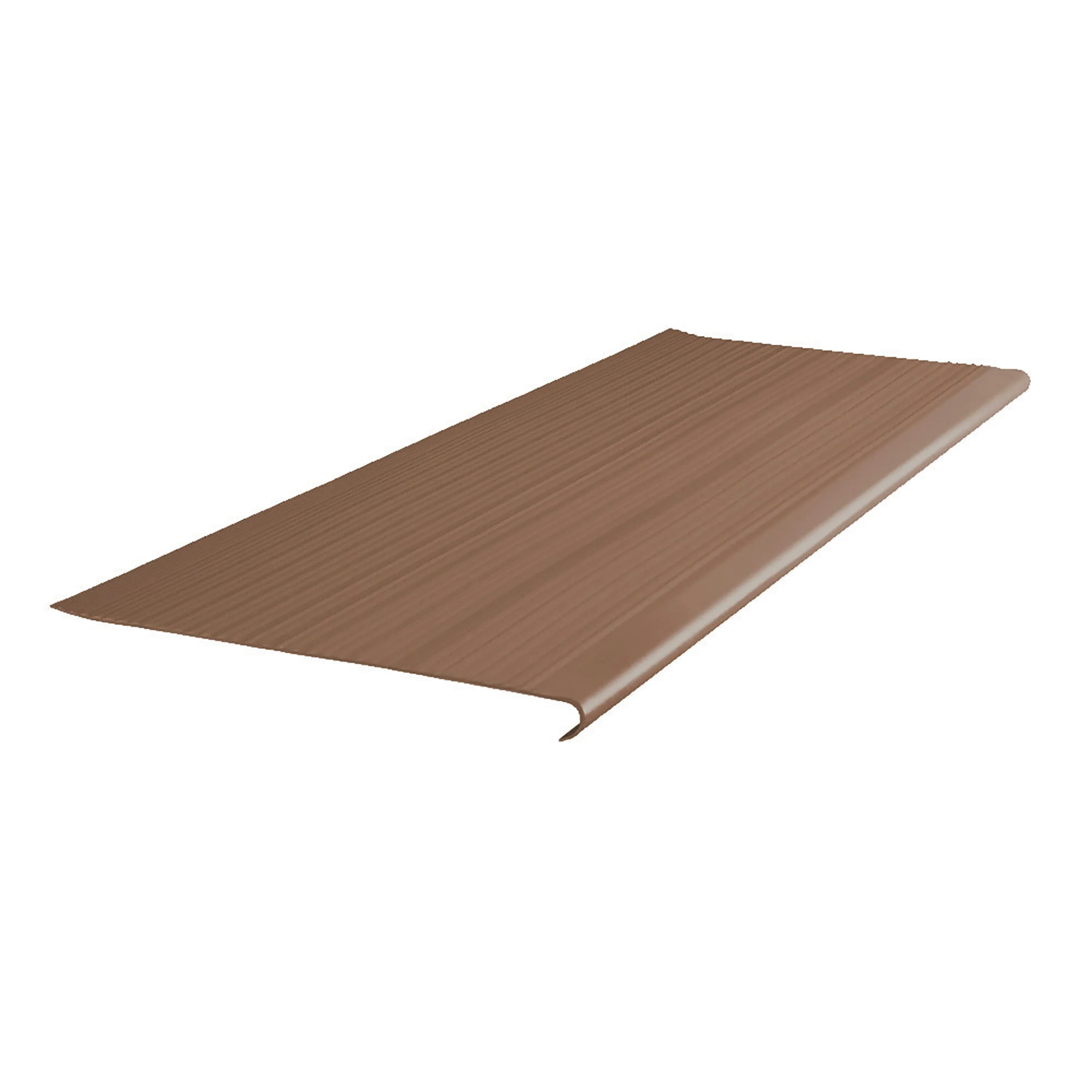 Flexco VT Series 12.25-in x 48-in Mocha Stair Tread
