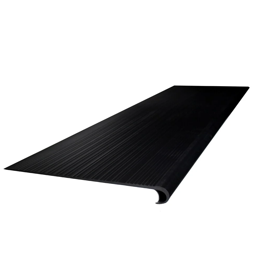 Flexco VT Series 12.25-in x 72-in Black Dahlia Stair Tread