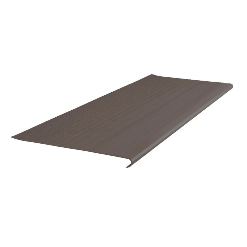 Flexco VT Series 12.5-in x 42-in Medium Gray Stair Tread