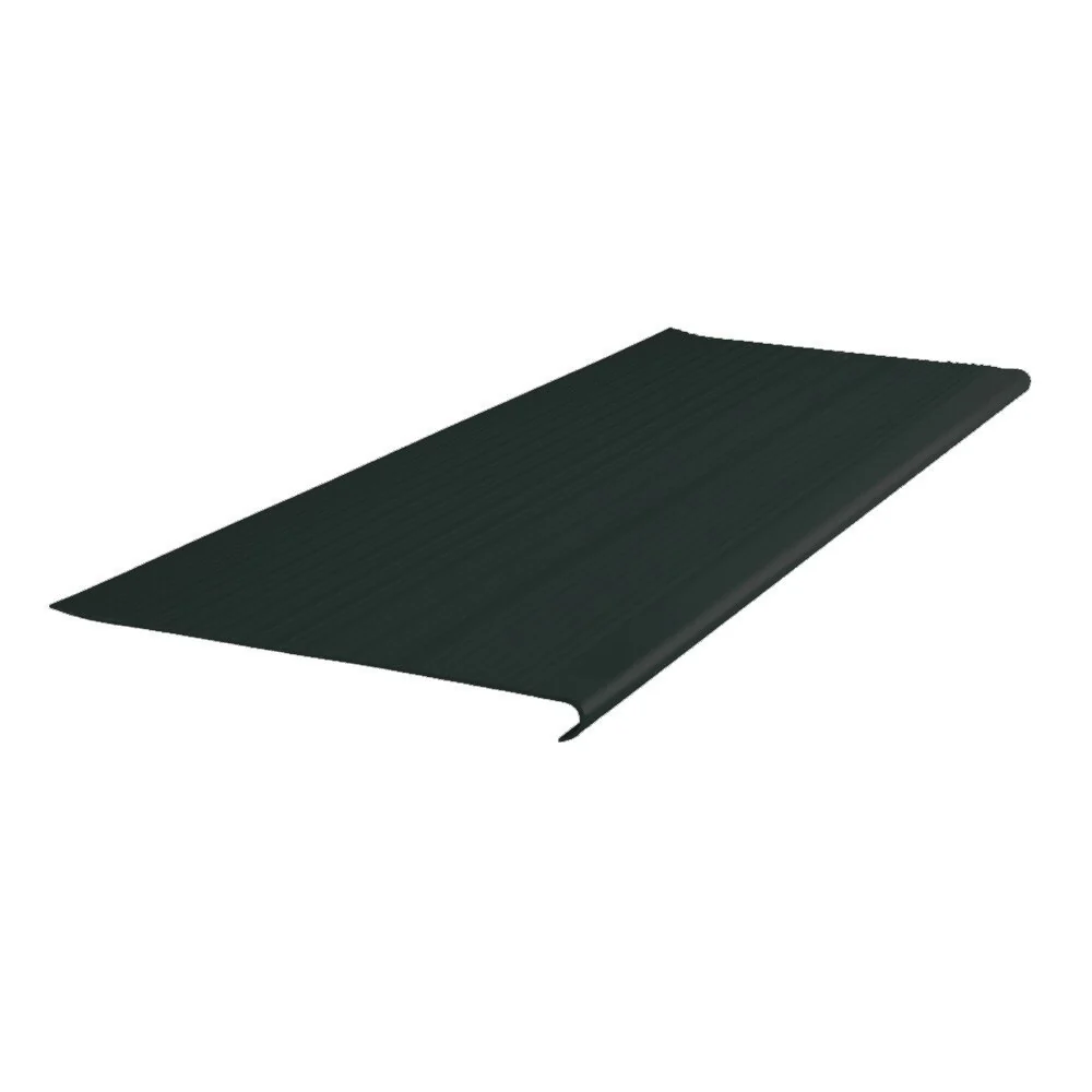 Flexco VT Series 12.5-in x 48-in Black Dahlia Stair Tread