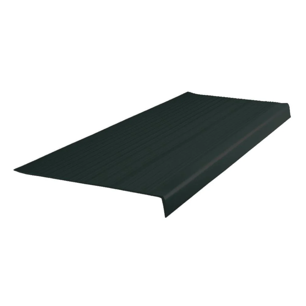 Flexco VTS Series Vinyl Stair Tread, 42-in, Black Dahlia