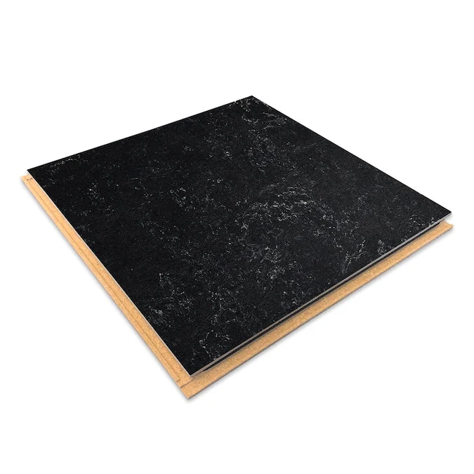 Forbo Flooring Systems Marmoleum Cinch Loc Seal Black 10-mm T x 12-in W x 12-in L Waterproof Tile Look Laminate Flooring (6.78-sq ft / Carton) - Image 2