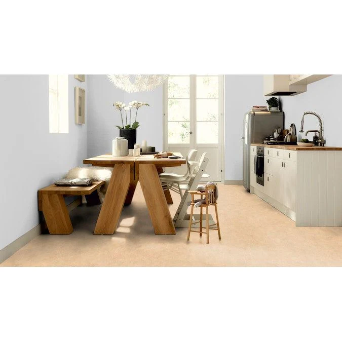 Forbo Flooring Systems Marmoleum Cinch Loc Seal Caribbean 10-mm T x 12-in W x 12-in L Waterproof Tile Look Laminate Flooring (6.78-sq ft / Carton) - Image 3