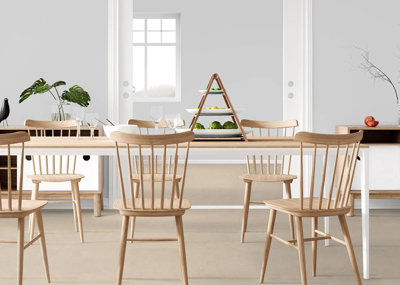 Forbo Flooring Systems Marmoleum Cinch Loc Seal Edelweiss 10-mm T x 12-in W x 12-in L Waterproof Tile Look Laminate Flooring (6.78-sq ft / Carton)