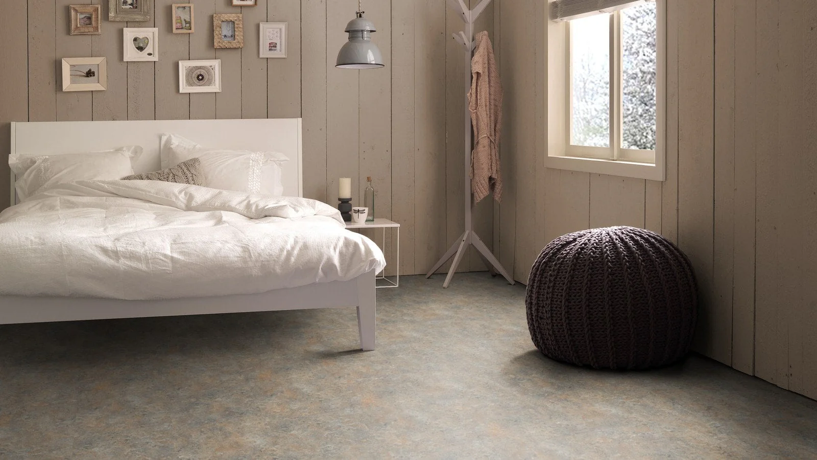 Forbo Flooring Systems Marmoleum Cinch Loc Seal Granada 10-mm T x 12-in W x 36-in L Waterproof Tile Look Laminate Flooring (20.34-sq ft / Carton)