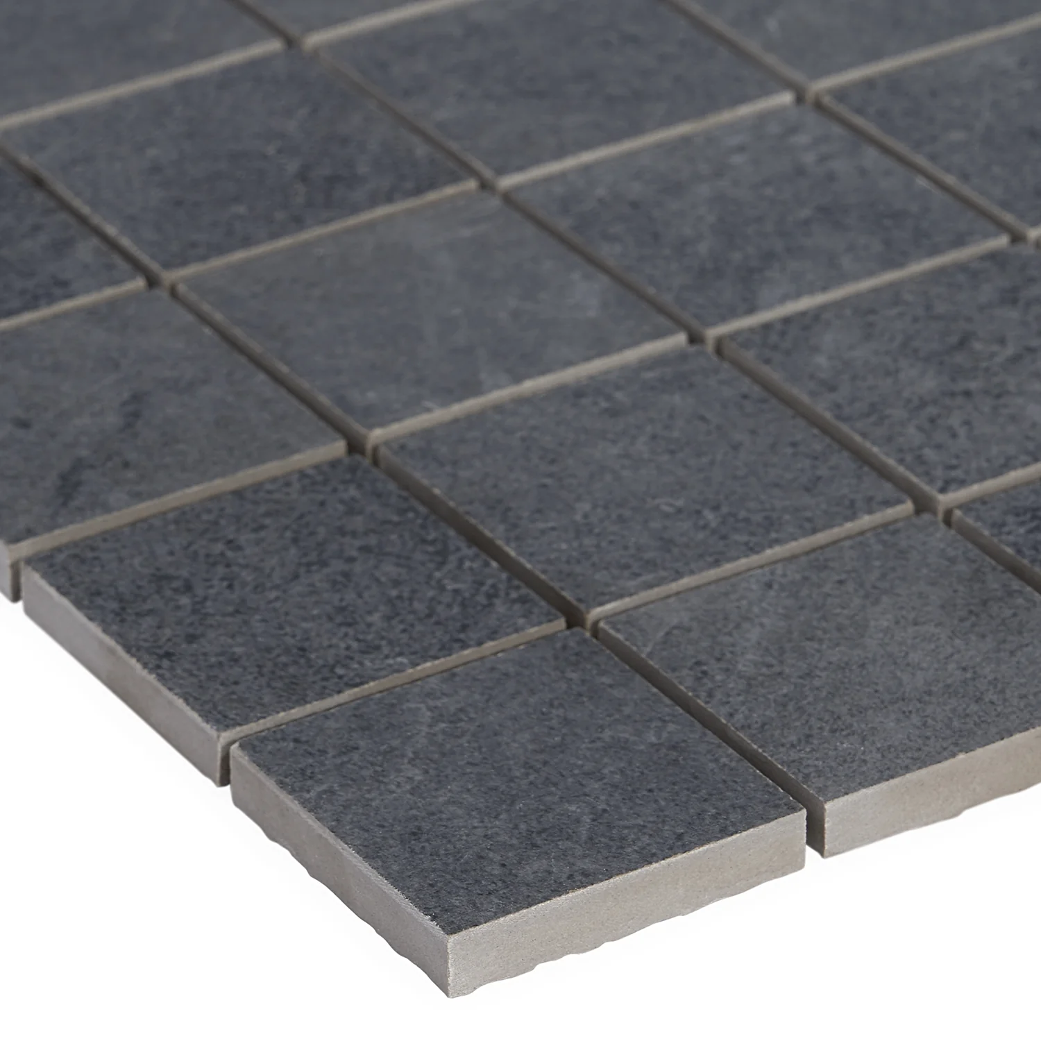 Fordham Nero Black Matte Porcelain Mosaic Tile - 2x2, Durable and Stylish - Image 3