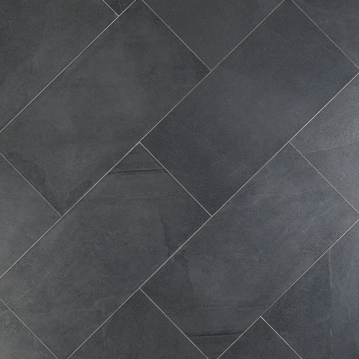Fordham Nero Black Matte Porcelain Tile 12x24 - Durable Stone Look - Image 4