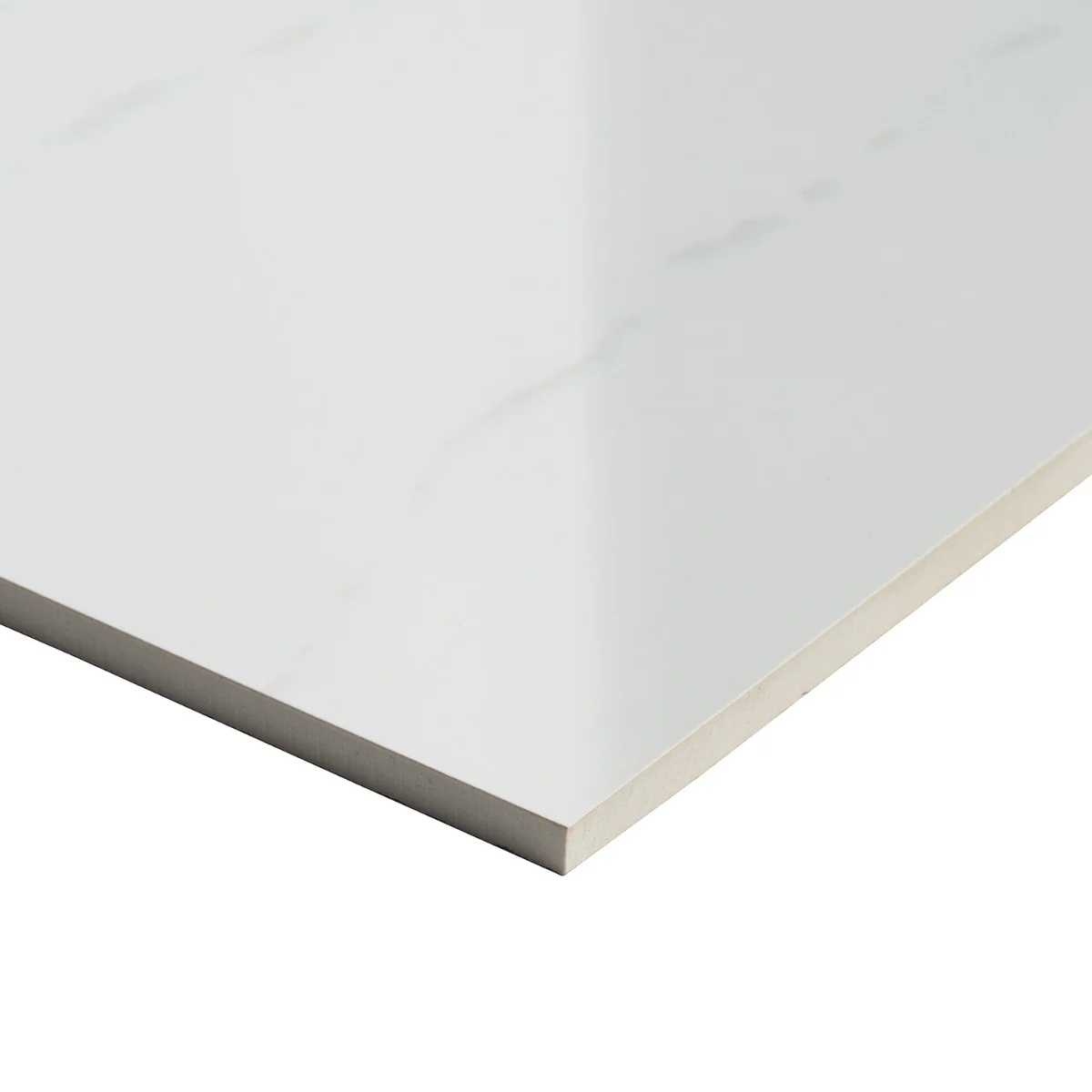 Fortunato Calacatta and Marfil 12x12 Polished Porcelain Checkerboard Tile - Image 6