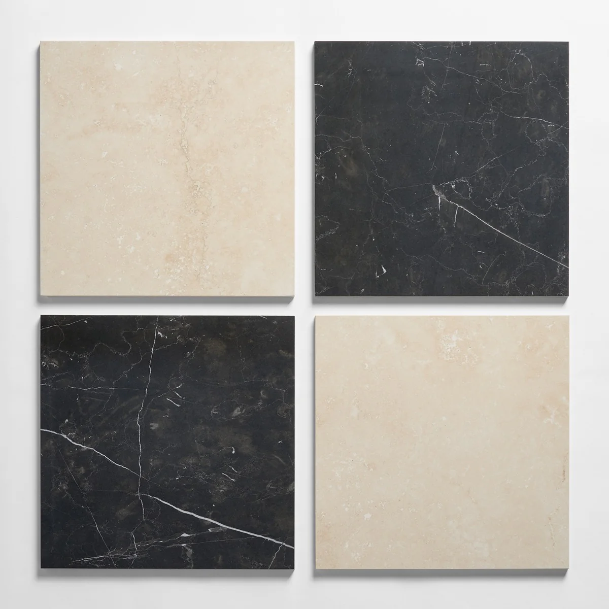 Fortunato Checkerboard Porcelain Tile - 12x12 Polished Marble Look - Image 7