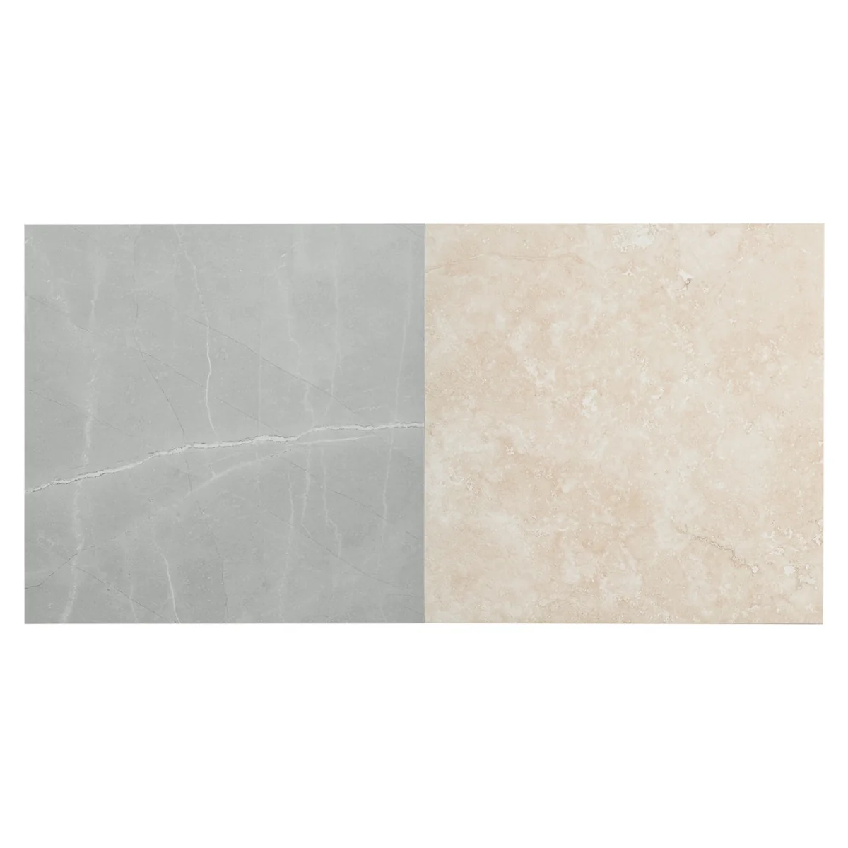 Fortunato Marfil Beige and Amani Gray 12x12 Matte Porcelain Checkerboard Tile - Image 3
