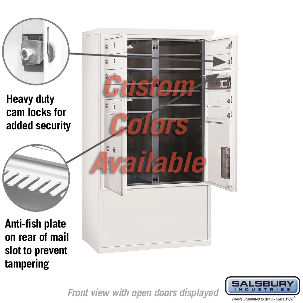 Free-Standing 4C Horizontal Mailbox Unit - 10 Door High, Double Column, Private Access - Image 3