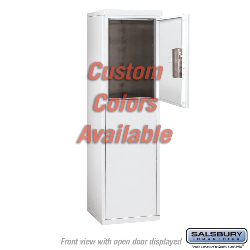 Free-Standing 4C Horizontal Mailbox Unit - 6 Door High - Single Column - Custom Color - Front Loading - Private Access - Image 4