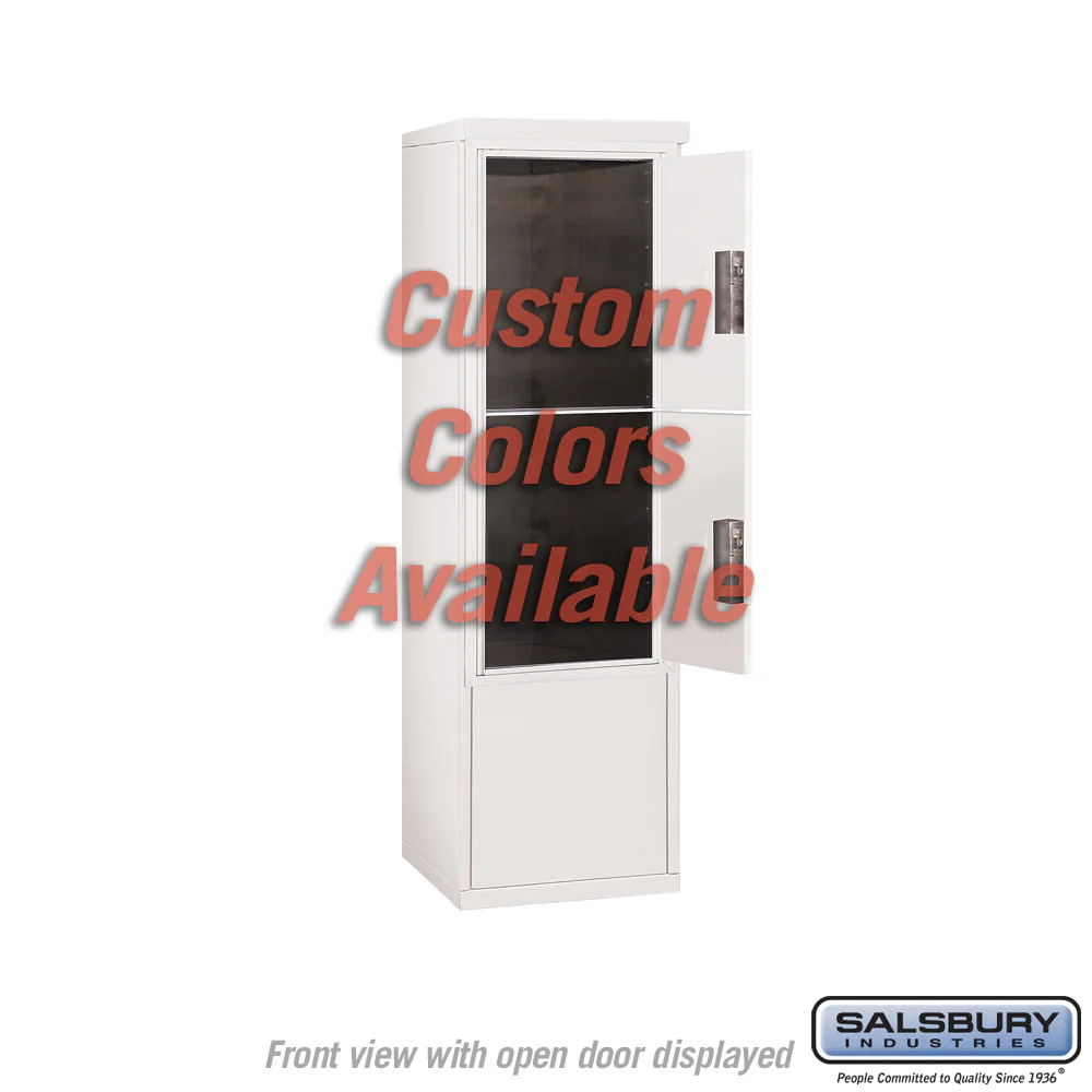 10-Door Free-Standing Mailbox with Parcel Locker in Black - Image 7
