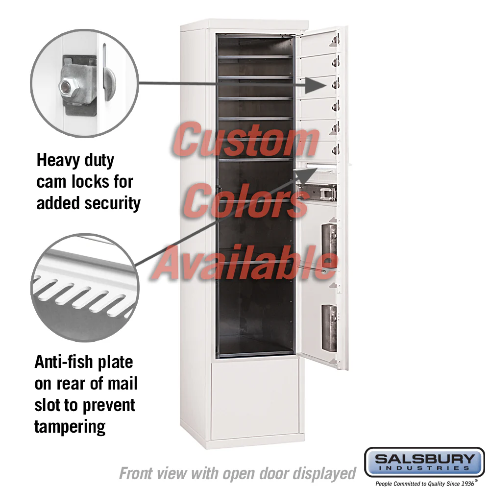 Free-Standing 4C Horizontal Mailbox Unit with Customizable Options - Image 3